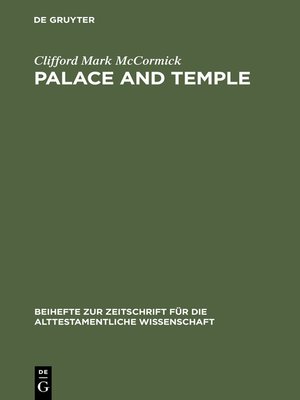 cover image of Palace and Temple